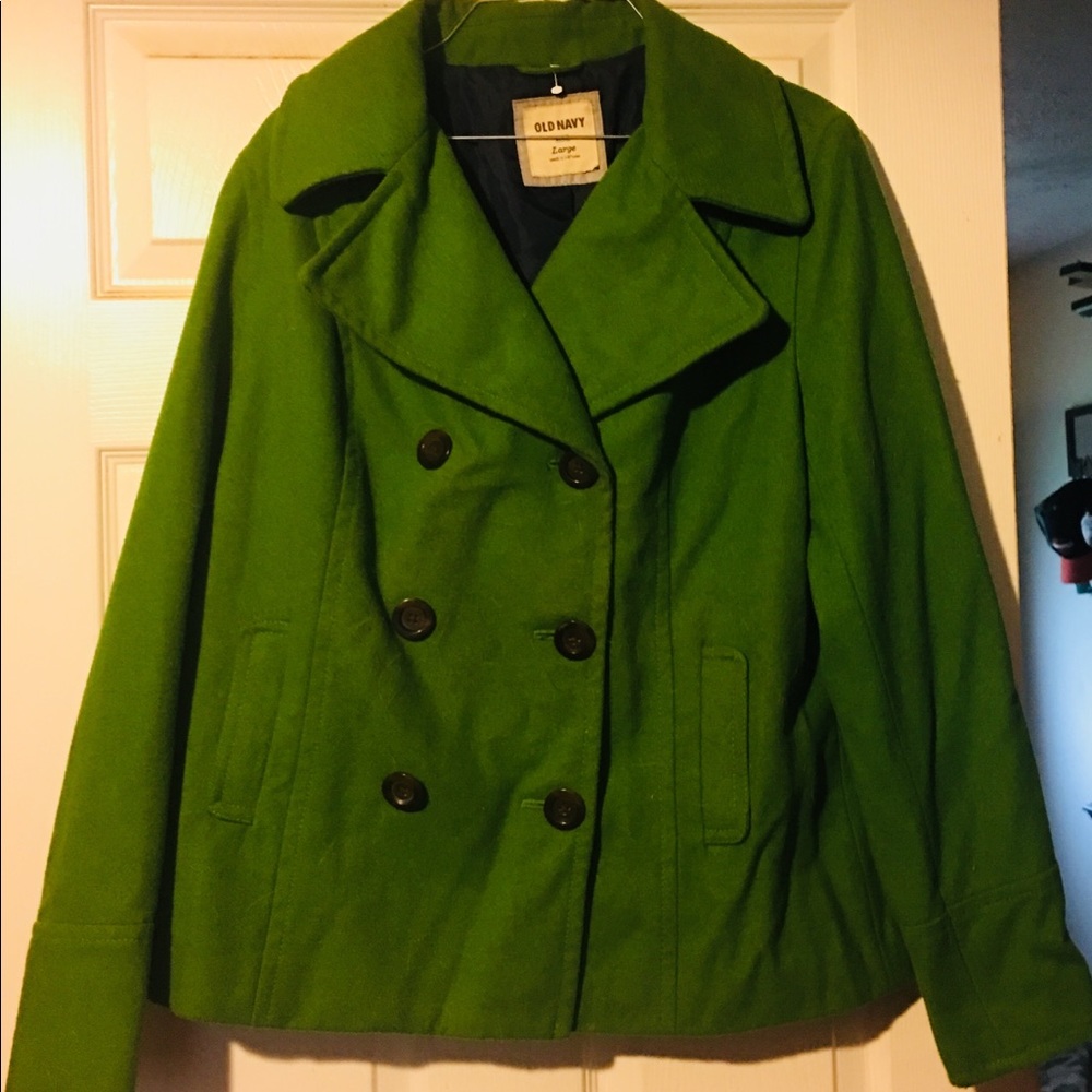 COPY - Old Navy Green Pea Coat